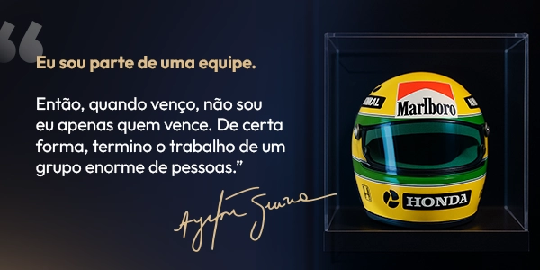 Frase motivacional Ayrton Senna