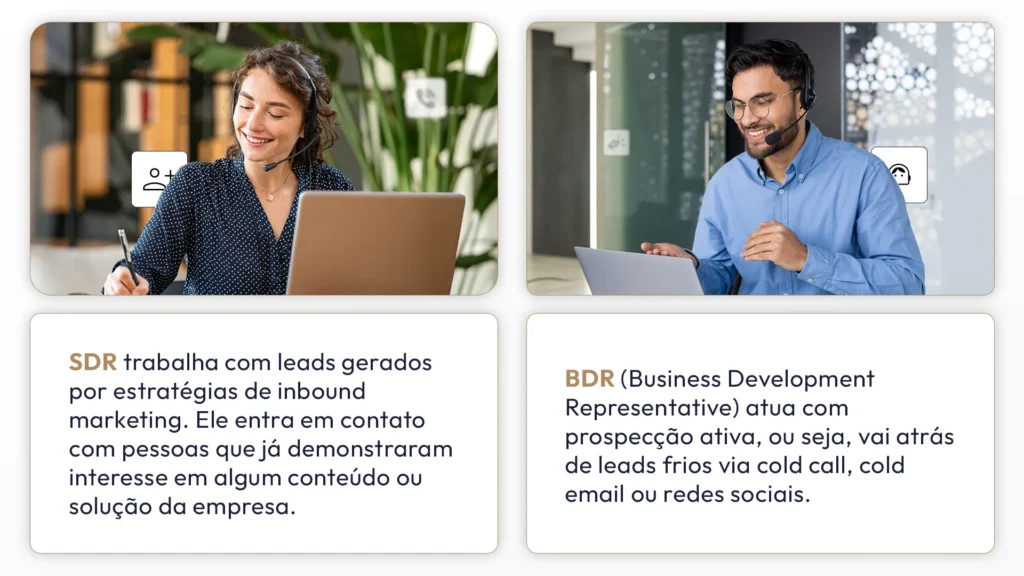 sdr e bdr quais as diferenças