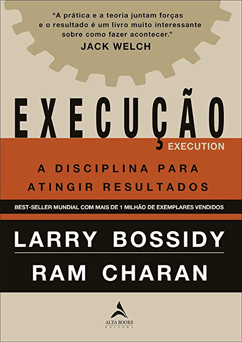 Capa do livro EXECUÇÃO: A DISCIPLINA PARA ATINGIR RESULTADOS